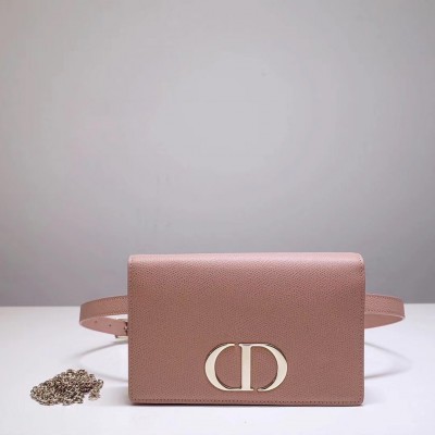 Dior 30 Montaigne 2 In 1 Belt Bag In Poudre Calfskin