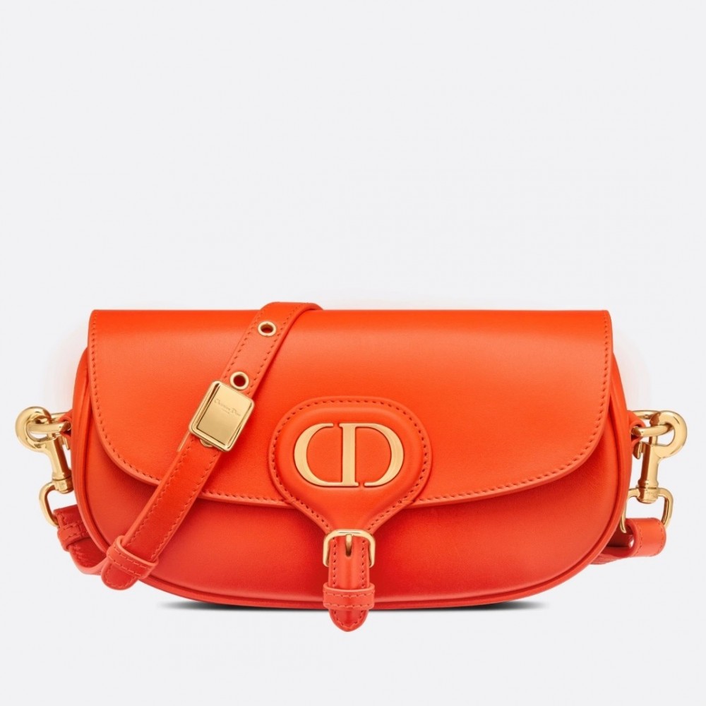 Dior Bobby East-West Bag In Orange Box Calfskin